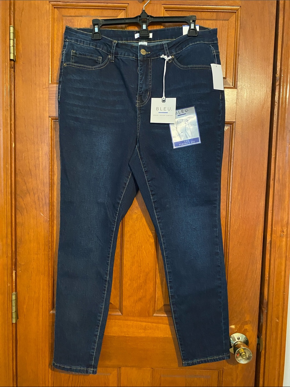 BLEU Dark Wash Skinny Jeans